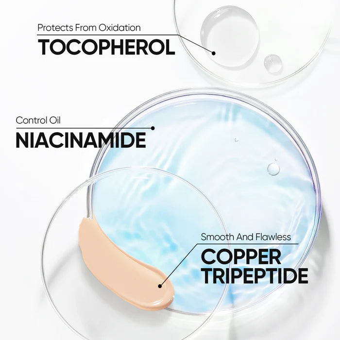 Skintific Cover All Perfect Matte Cushion Foundation High Coverage Oil Control 24 Hour Matte Finish