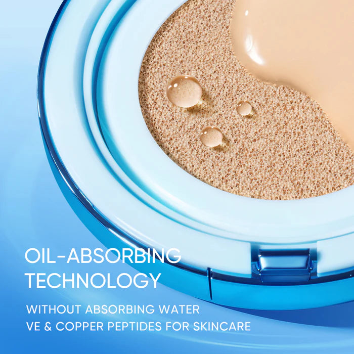 Skintific Cover All Perfect Matte Cushion Foundation High Coverage Oil Control 24 Hour Matte Finish