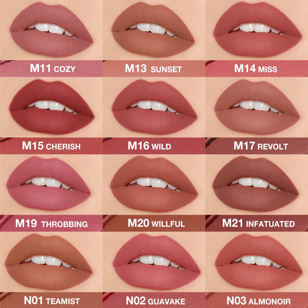 O.TWO.O Waterproof Long Wear Matte Lipstick With Color Lock Tech For All Day Vibrant Color And Silk Soft Matte Finish