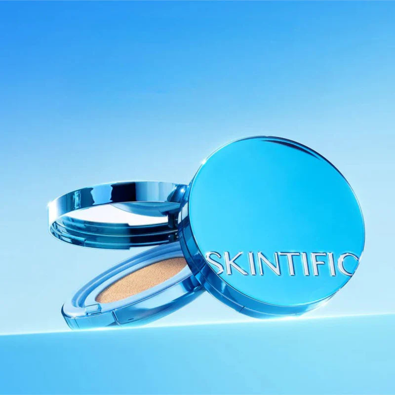 Skintific Cover All Perfect Matte Cushion Foundation High Coverage Oil Control 24 Hour Matte Finish