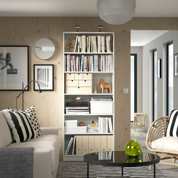The Foundry Shelf Modern 5 Tier Tall Bookshelf With Industrial Edge And Precision Storage