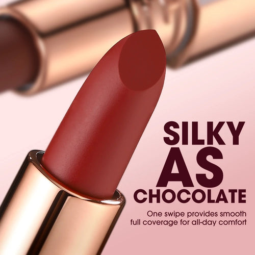 O.TWO.O Waterproof Long Wear Matte Lipstick With Color Lock Tech For All Day Vibrant Color And Silk Soft Matte Finish